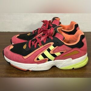 Size 10.5 Men’s - Adidas Yung-96 Chasm Pink Hi-Res Yellow
